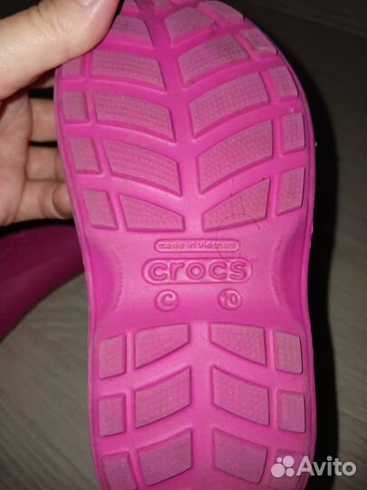 Детские сапоги crocs 10