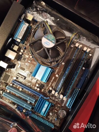 Intel core 2 duo E6550+мать+DDR2 2GB