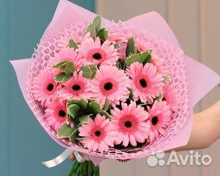 Букет цветов Клубничный сорбет