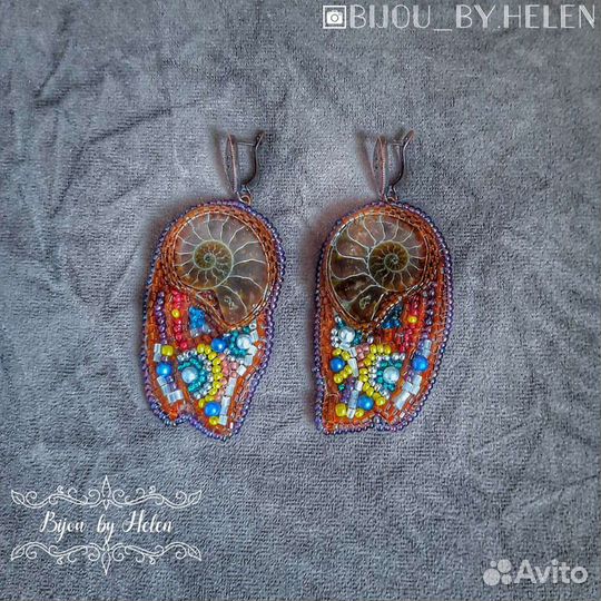 Серьги с натуральными камнями в наличии и на заказ