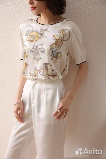 Женская Футболка Hermes