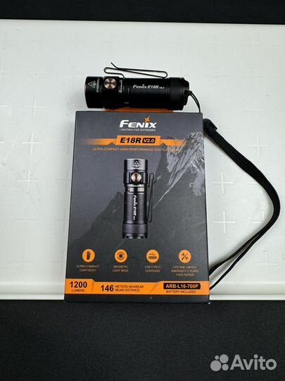 EDC фонарик Fenix E 18R V2.0