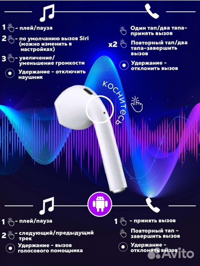 Беспроводные наушники i12