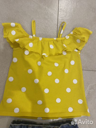 Шорты топ на девочку 110-116 размер
