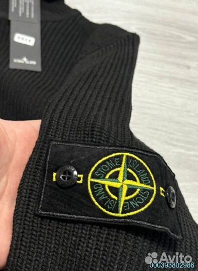 Stone island свитер с горлом длинным