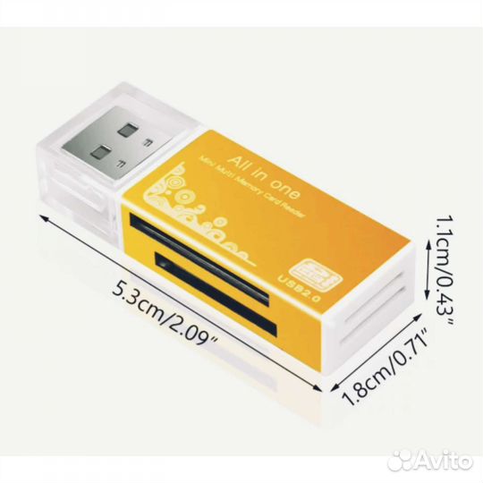 Адаптер-Переходник 4/1 Кардридер (Card Reader)