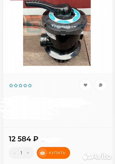 Вентиль 6 позиционный для фильтров laswim