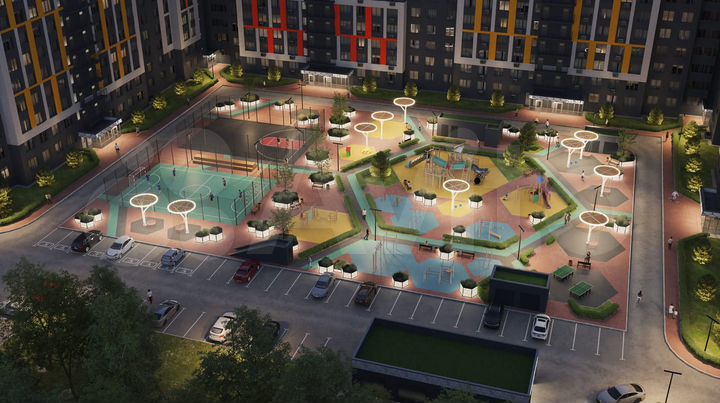 2-к. квартира, 56,7 м², 9/16 эт.