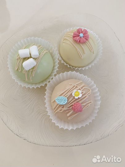 Шоколадные бомбочки с какао и маршмеллоу