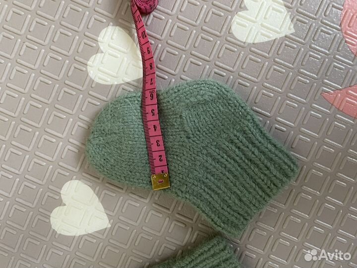 Носочки для малыша 10см из пуха норки