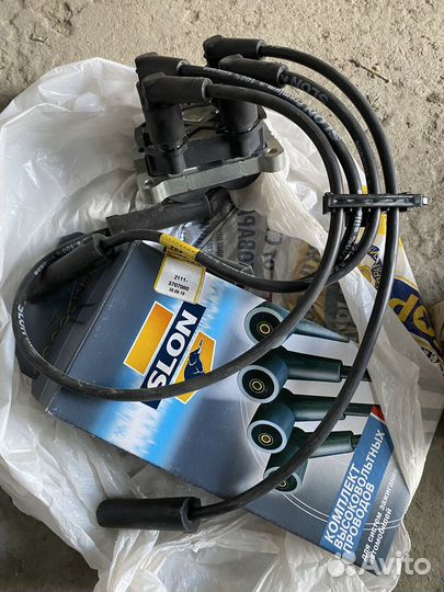 Катушка зажигания и бронепровода ваз 2111