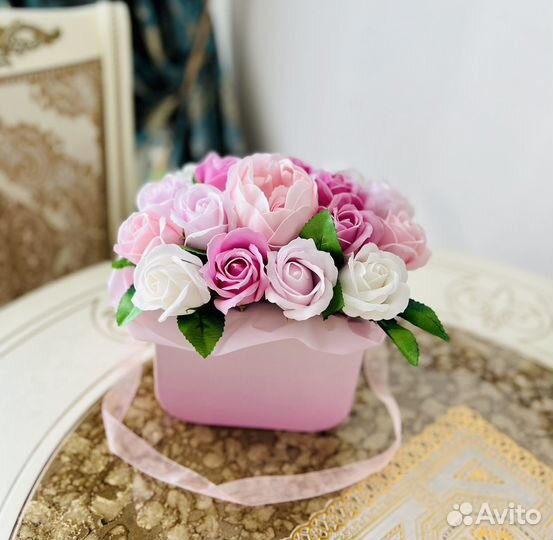 Букет цветов из мыла