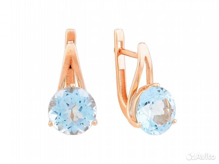 Серьги золотые