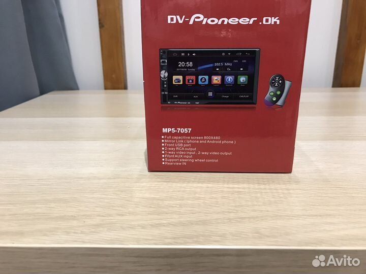 Магнитола pioneer 2din