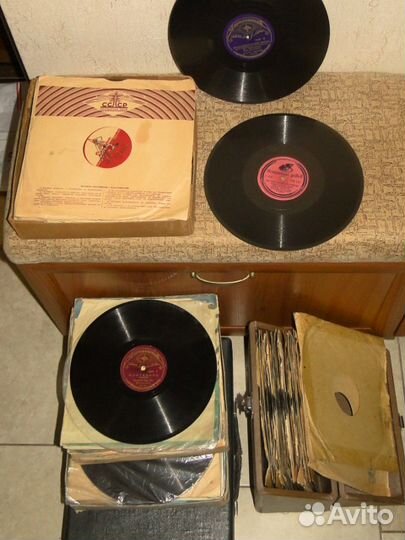 Патефонные пластинки СССР с1920-1960 гг