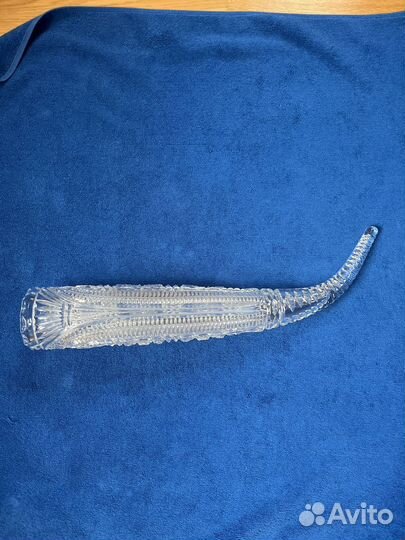 Рог изобилия хрустальный кубок винтаж СССР