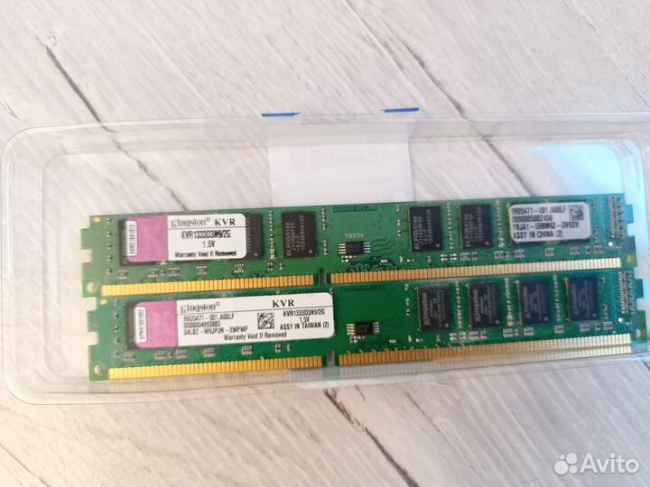 Оперативная память Kingston DDR3 4Gb (2x2Gb) 1333