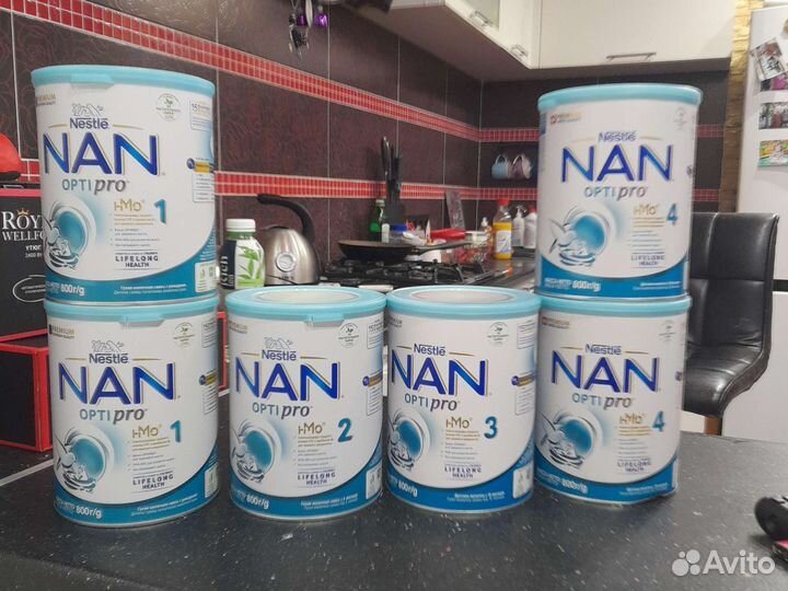 Детская молочная смесь nan