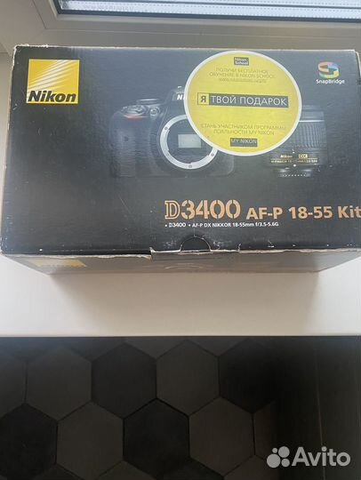 Зеркальный фотоаппарат Nikon d3400