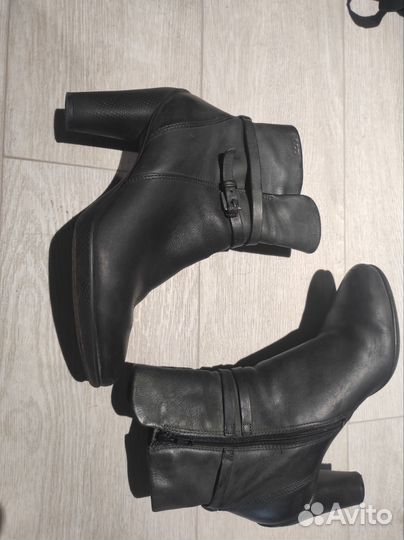 Ботильоны ecco 39 зеленые