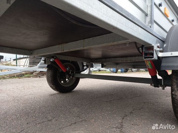 Прицеп Русич цинк 253(2.5х1.25х0.4) с каркасом