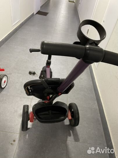 3х колесный велосипед с ручкой детский
