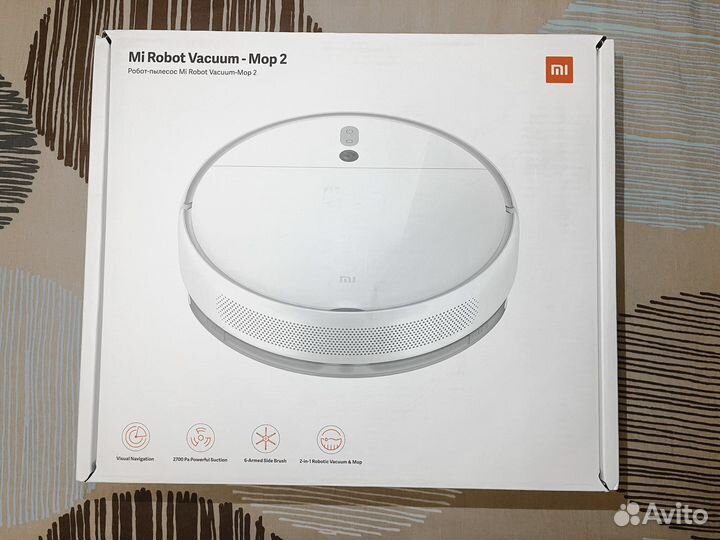 Робот-пылесос Xiaomi Mi Robot Vacuum-Mop 2