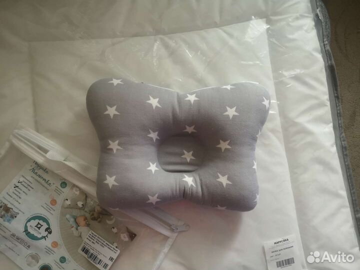 Подушка и матрасик на пеленальный стол