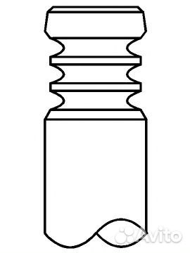 Выпуск.клапан ex 25x5x93.8