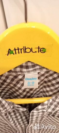 Рубашка с коротким рукавом 134 р 8-9 лет