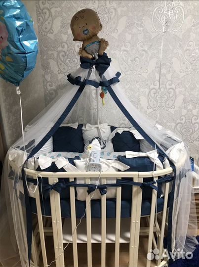 Комплект постельного белья в детскую кроватку