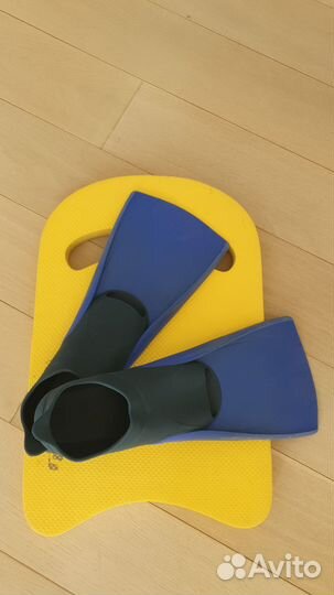 Ласты для плавания детские, калабашка, набор