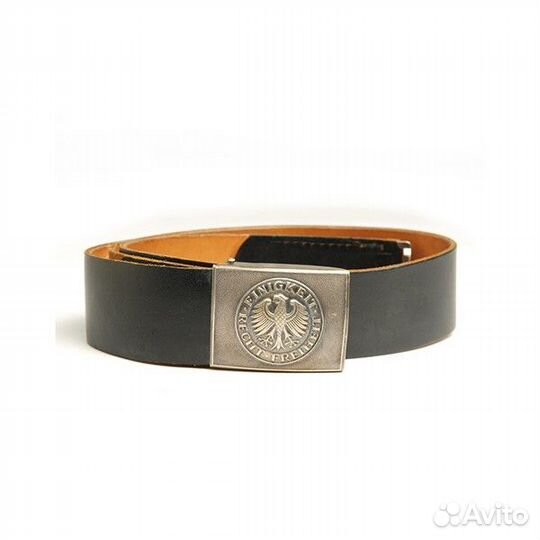 Ремень кожанный 50мм Бундесвер