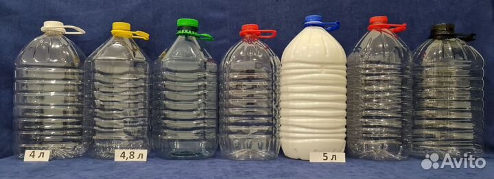 Пэт бутылка 5.0 л