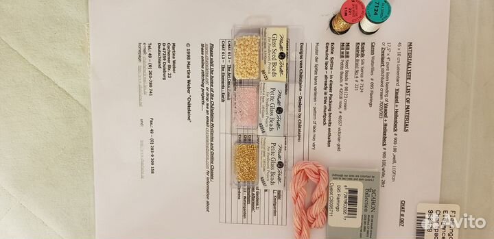 Схема Flamingo Elegance + часть материалов