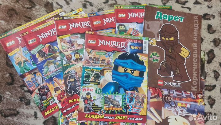 Lego ninjago журналы лего
