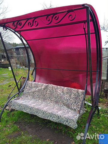 Садовые качели бу