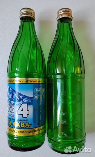 Стеклянная бутылка 0,5 с винтовой крышкой