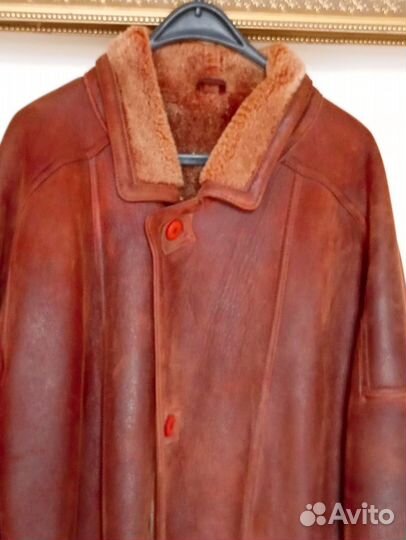 Дубленка натуральная мужская 48 50 размер
