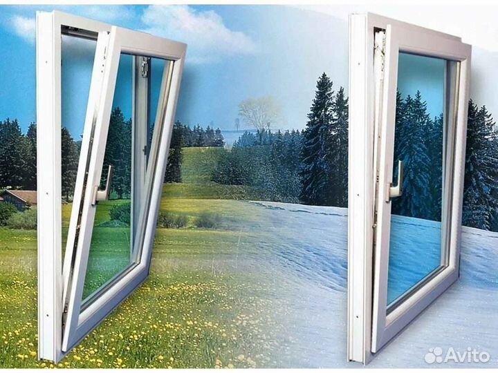 Ремонт окон, стеклопакет ударопрочный RAL5211