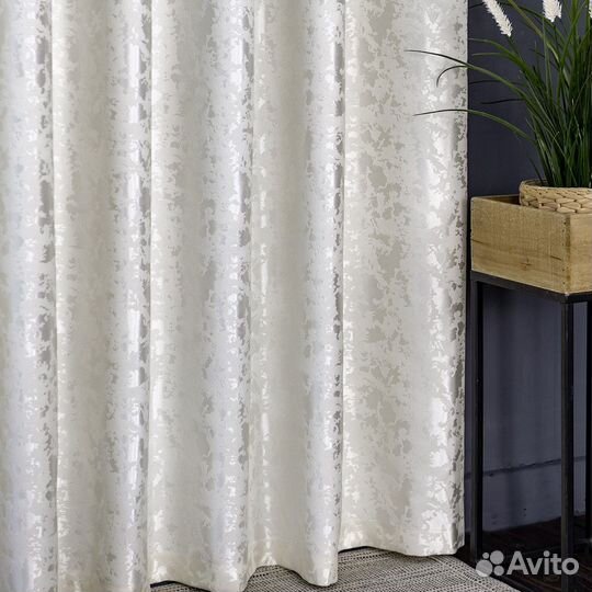 Шторы мрамор Версаль молочный новые пошив