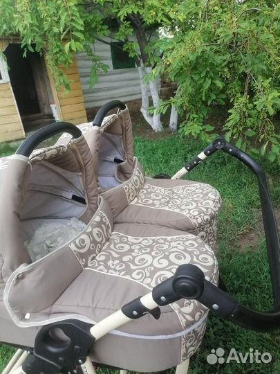 Коляска для двойни 2 в 1