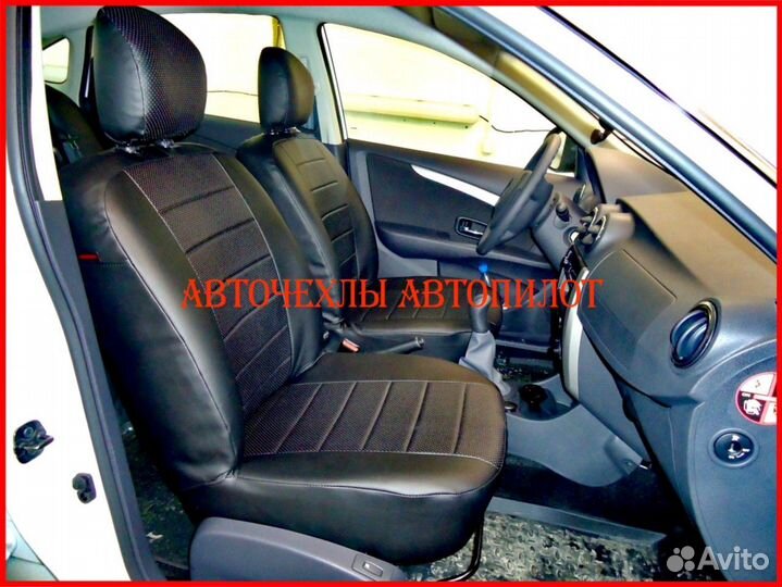 Чехлы Автопилот Nissan Almera g11 g15 из экокожи