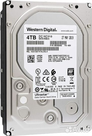 Жесткий Диск Western Digital HUS726T4tale6L4 4Tb