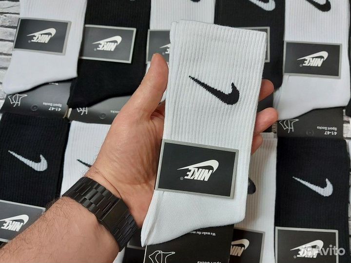 Носки высокие Nike хлопок
