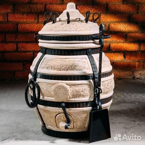 Тандыр с откидной крышкой