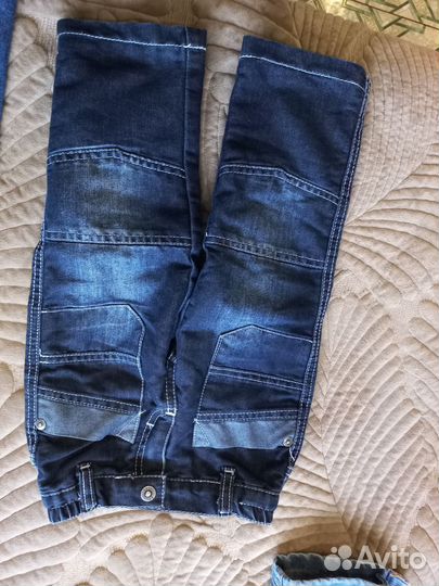 Джинсовые брюки для мальчика 2 - 3 года бу