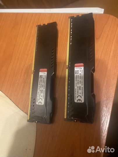 Оперативная память ddr4 hyperx fury 8gb