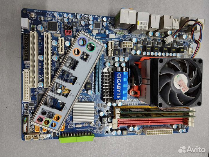 Материнская плата socket am3 с процессором
