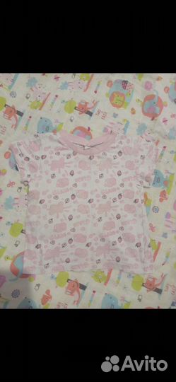 Футболки пакетом на девочку 83-86